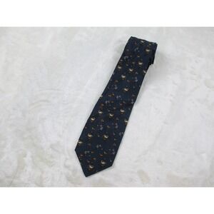 VINTAGE Looney Tunes Neck Tie Mens‎ Blue Bugs Bunny Taz Golf Golfing Casual
